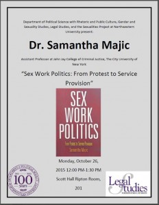 Poster for "Sex Work Politics:  From Protest to Service Provision" 