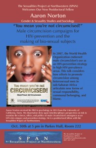 Poster for "'You mean you're not circumcised!'" by Aaron Norton